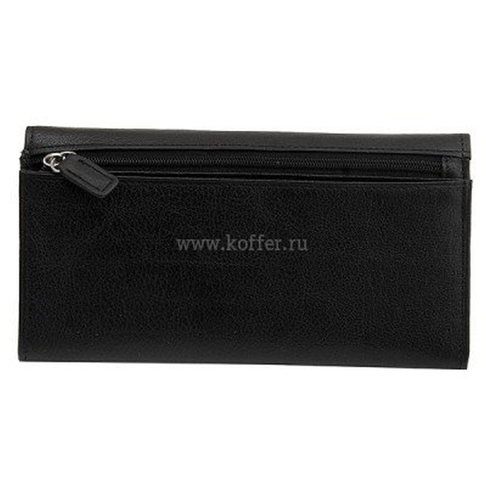 Кошелек Dr.Koffer из натуральной кожи черный