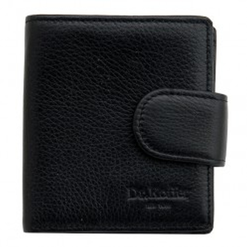 Портмоне Dr.Koffer из натуральной кожи черное