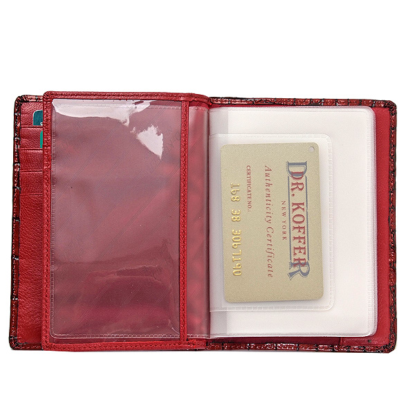 Обложка для паспорта/автодок из натуральной кожи Dr. Koffer