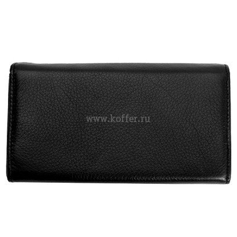 Кошелек Dr.Koffer из натуральной кожи черный