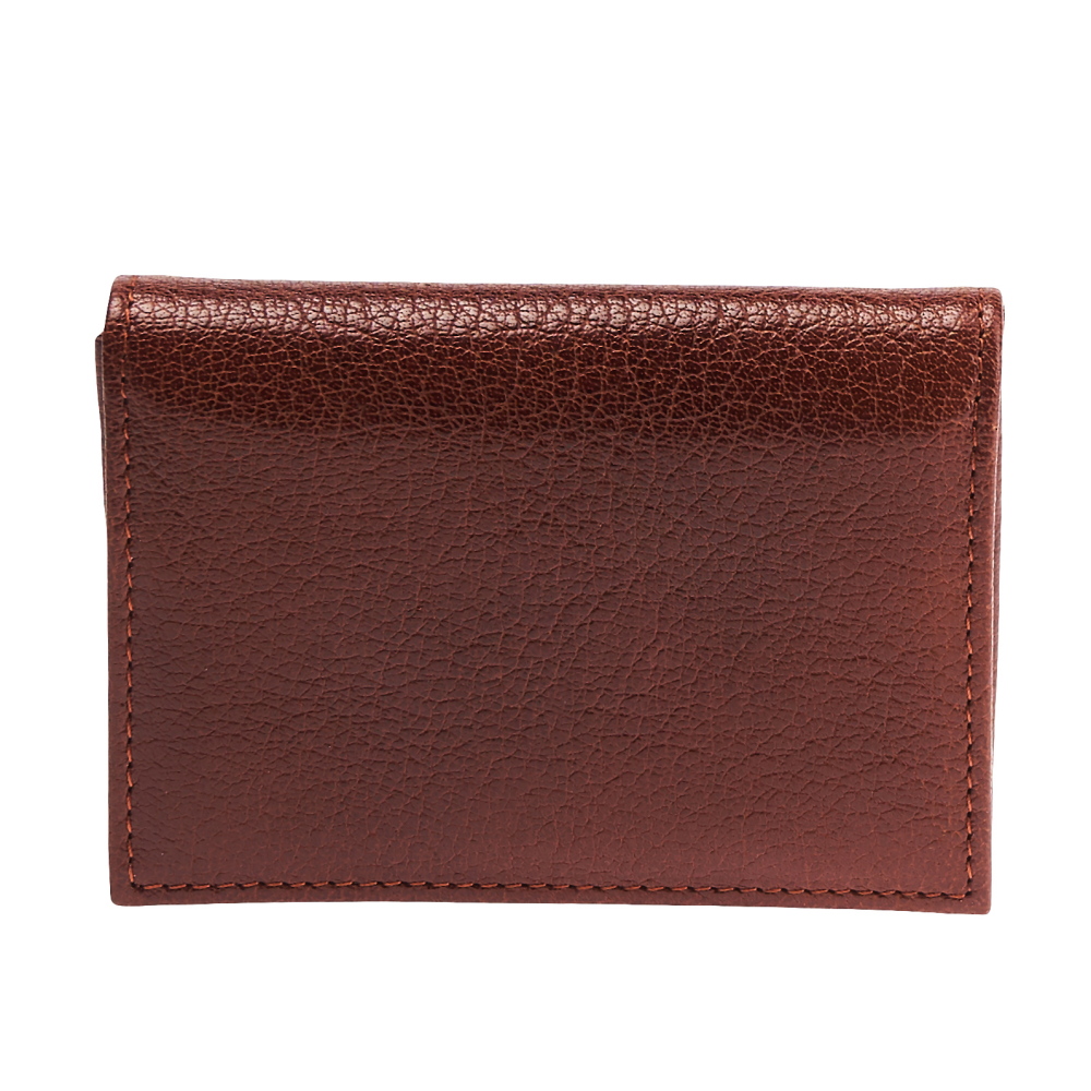 Визитница Dr.Koffer из натуральной кожи светло-коричневая