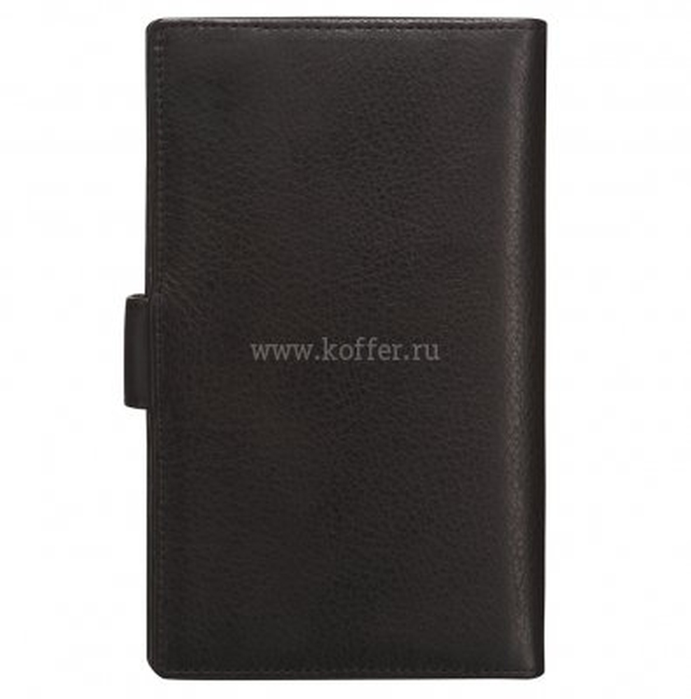 Портмоне Dr.Koffer из натуральной кожи черное