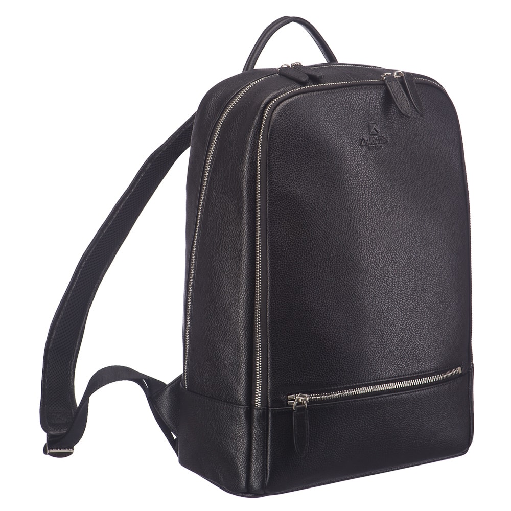 Рюкзак Dr.Koffer из натуральной кожи черный