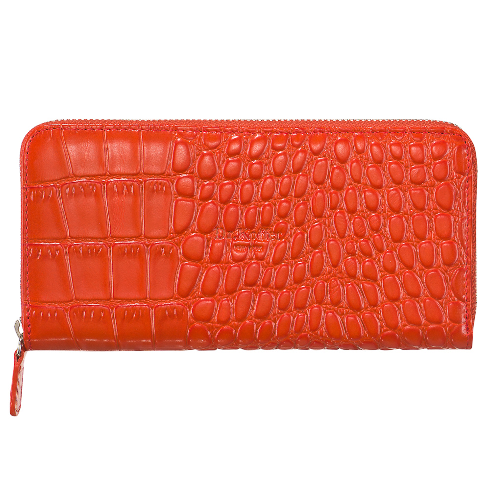 Портмоне Dr.Koffer из натуральной кожи красное