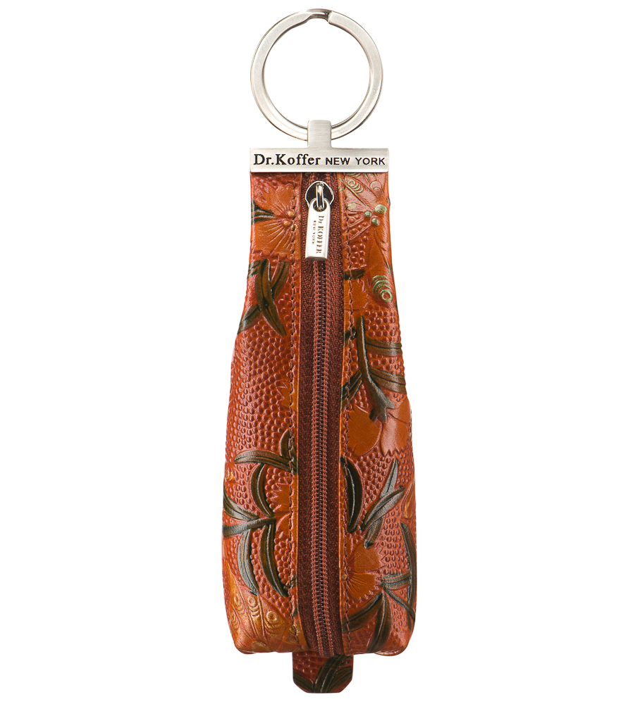 Кожаная ключница с наружным кольцом Dr.Koffer X510226-183-58