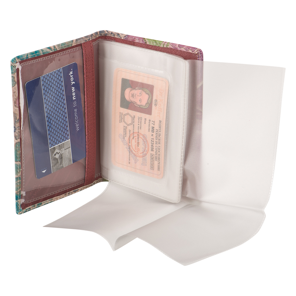 Обложка для автодокументов из натуральной кожи Dr. Koffer