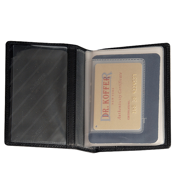 Обложка для паспорта/автодок из натуральной кожи Dr. Koffer