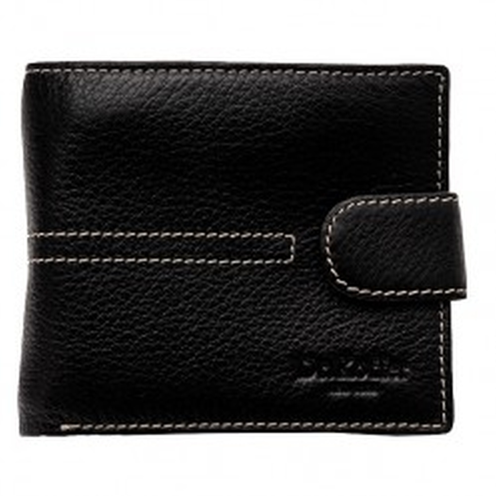 Портмоне Dr.Koffer из натуральной кожи черное