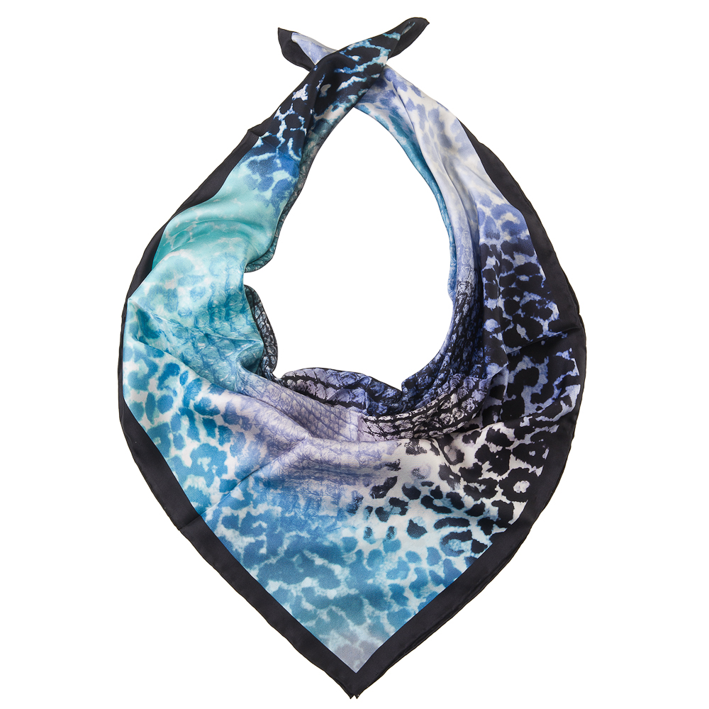 Женский шарф из натурального шелка с "хищным" принтом Dr.Koffer S810444-180-60