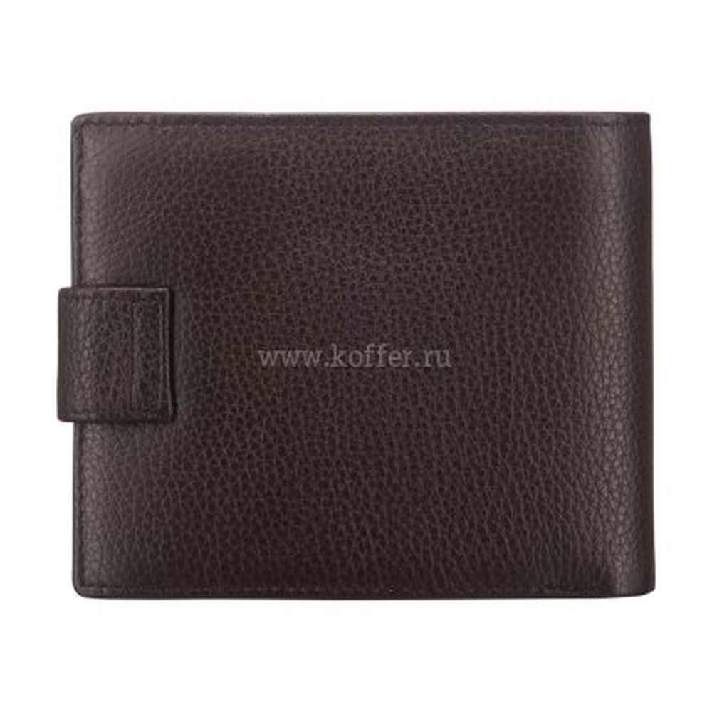 Портмоне Dr.Koffer из натуральной кожи коричневое