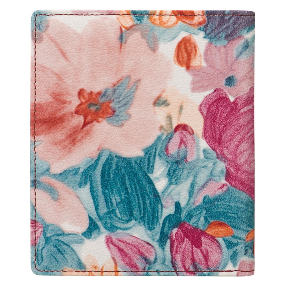 Визитница Dr.Koffer из натуральной кожи с цветами