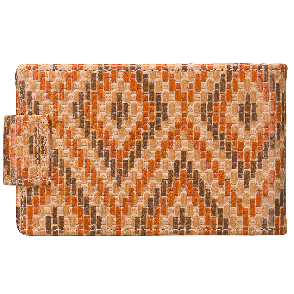 Визитница Dr.Koffer из натуральной кожи светло-коричневая