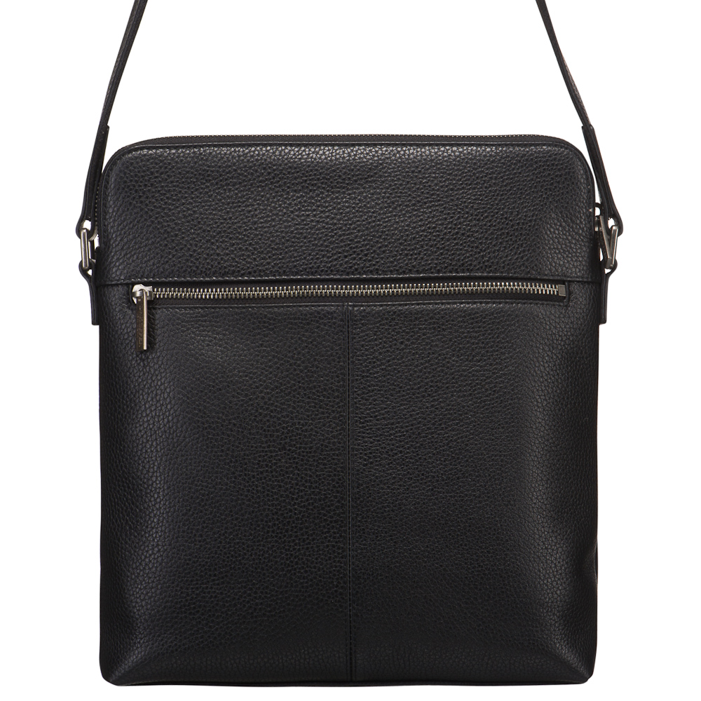 Черная мужская сумка на плечевом ремне Dr.Koffer M402535-82-04