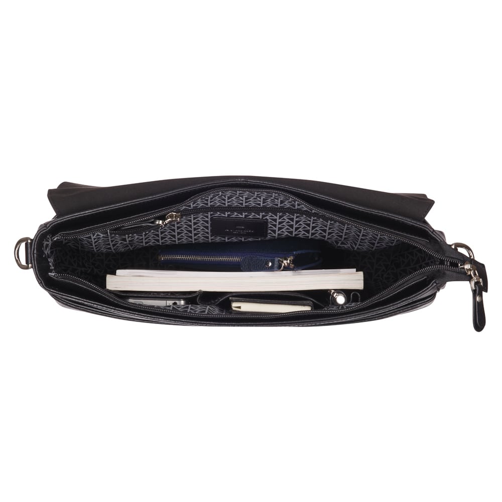 Портфель Dr.Koffer из натуральной кожи черный