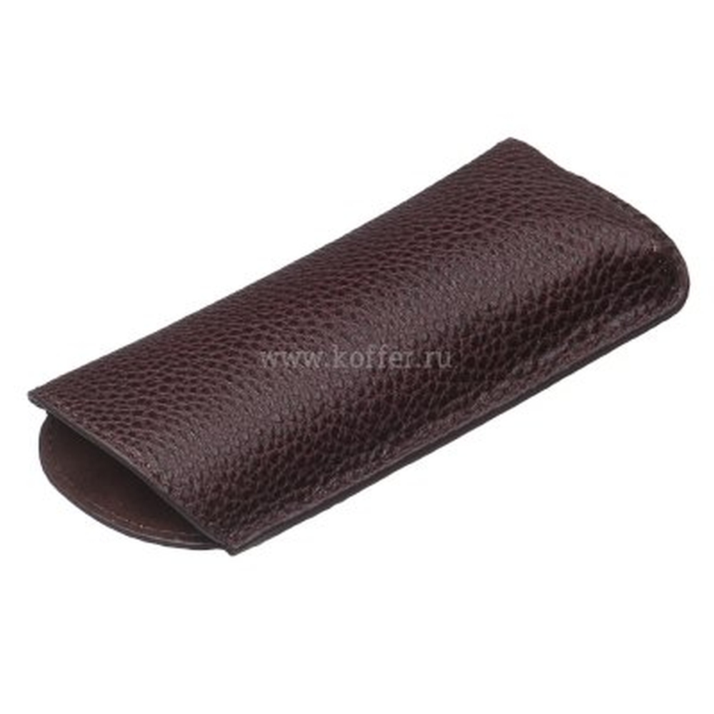 Очечник из темно-коричневой кожи Dr.Koffer X510377-02-09