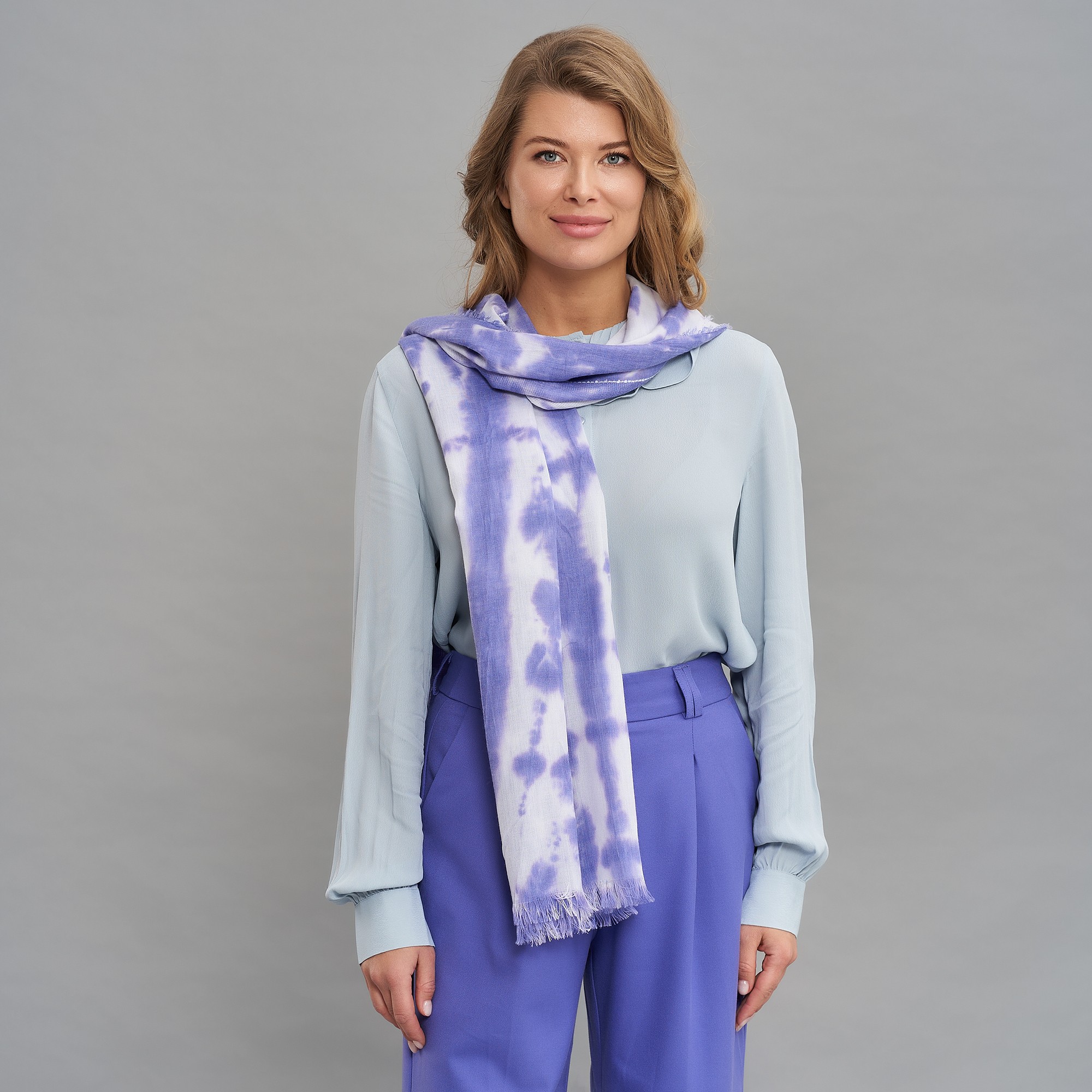 Др.Коффер S1809-74 шарф, цвет фиолетовый