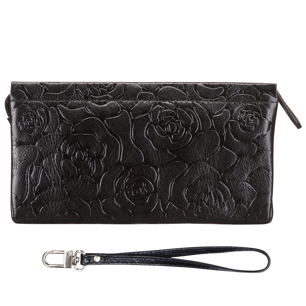 Косметичка Dr.Koffer из натуральной кожи черная