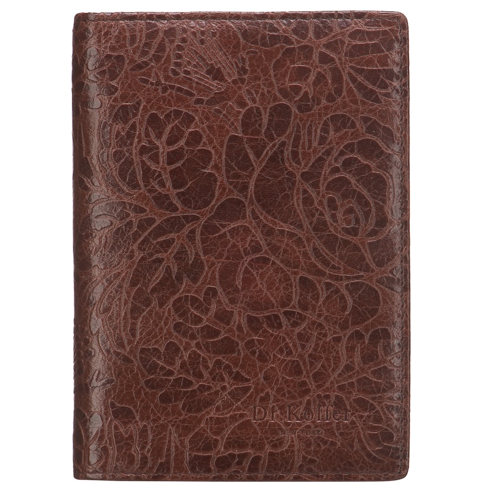 Обложка для паспорта/автодок из натуральной кожи Dr. Koffer