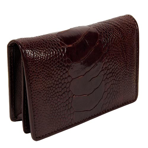 Визитница Dr.Koffer из натуральной кожи темно-коричневая
