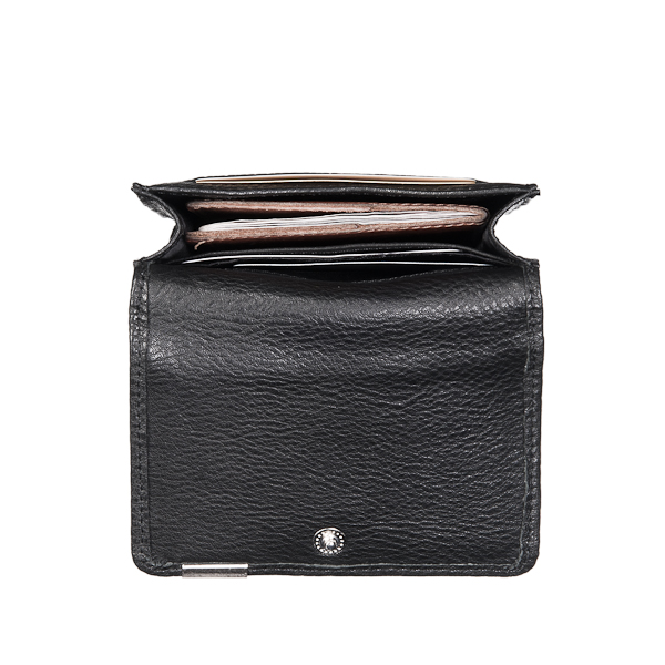 Черный кошелек для документов с карманом на молнии Dr.Koffer X268061-02-04