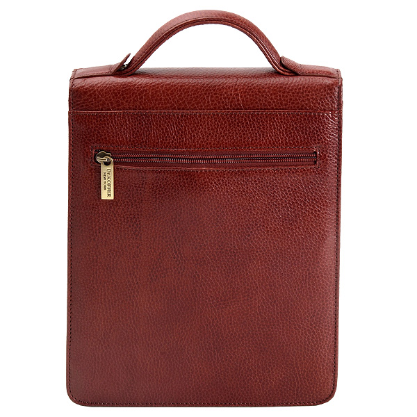 Сумка планшет Dr.Koffer из натуральной кожи черный