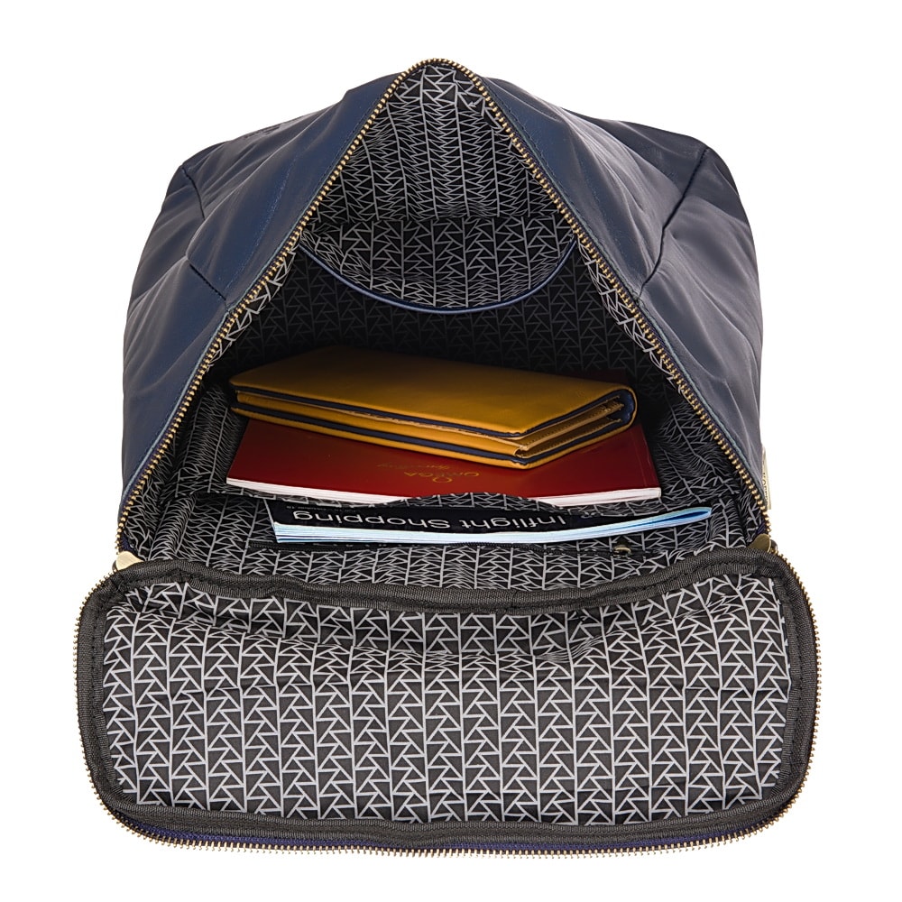 Рюкзак Dr.Koffer из натуральной кожи синий