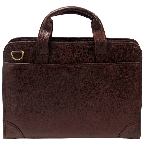 Женская темно-коричневая сумка с наружными карманами с обеих сторон Dr.Koffer P402229-02-09