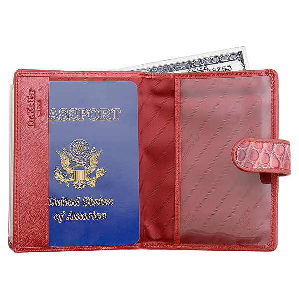 Обложка для паспорта/автодок из натуральной кожи Dr. Koffer