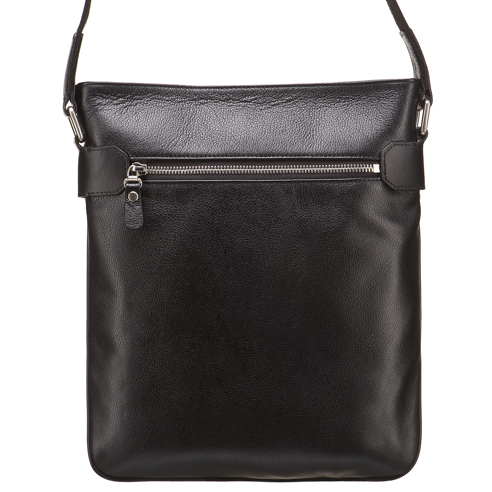 Сумка через плечо Dr.Koffer из натуральной кожи черная