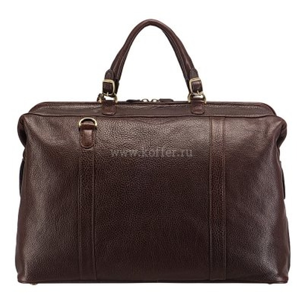 Сумка дорожная саквояж Dr.Koffer из натуральной кожи