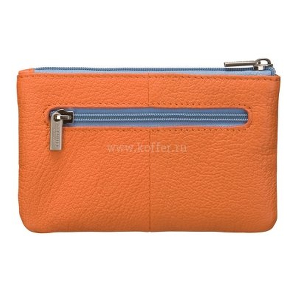 Яркая кожаная ключница на молнии Dr.Koffer X510374-170-58
