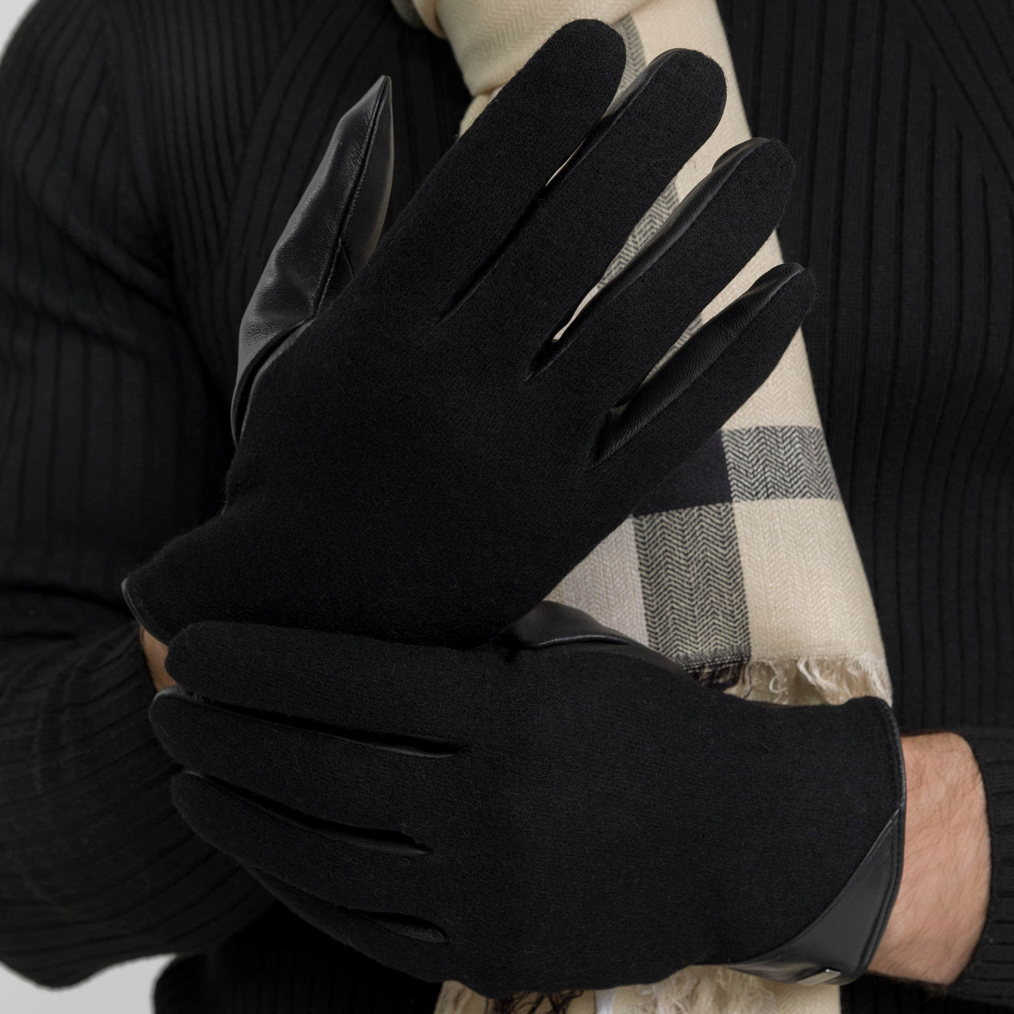 h760121-236-04 перчатки мужские touch H760121-236-04 с промокодом