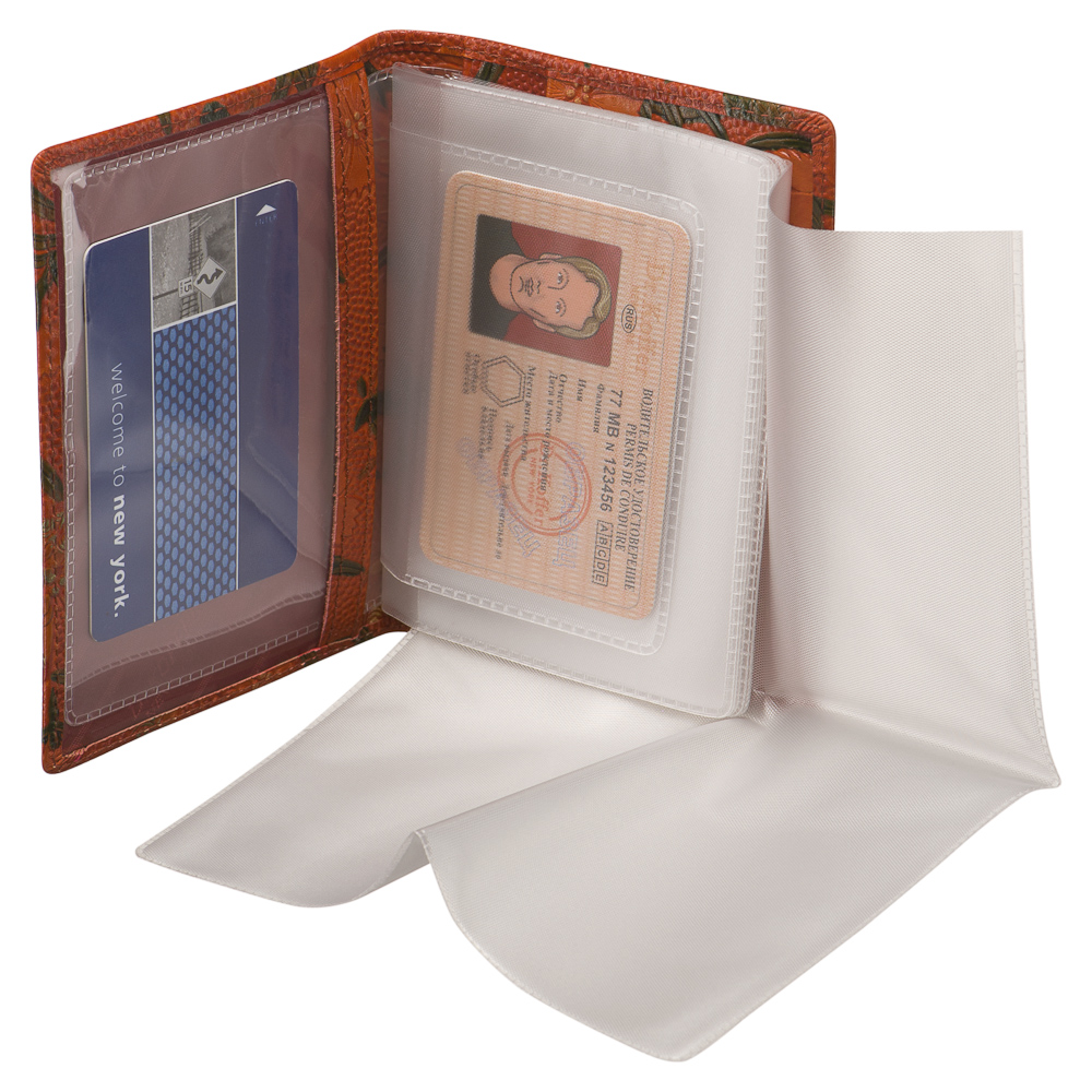 Обложка для автодокументов из натуральной кожи Dr. Koffer