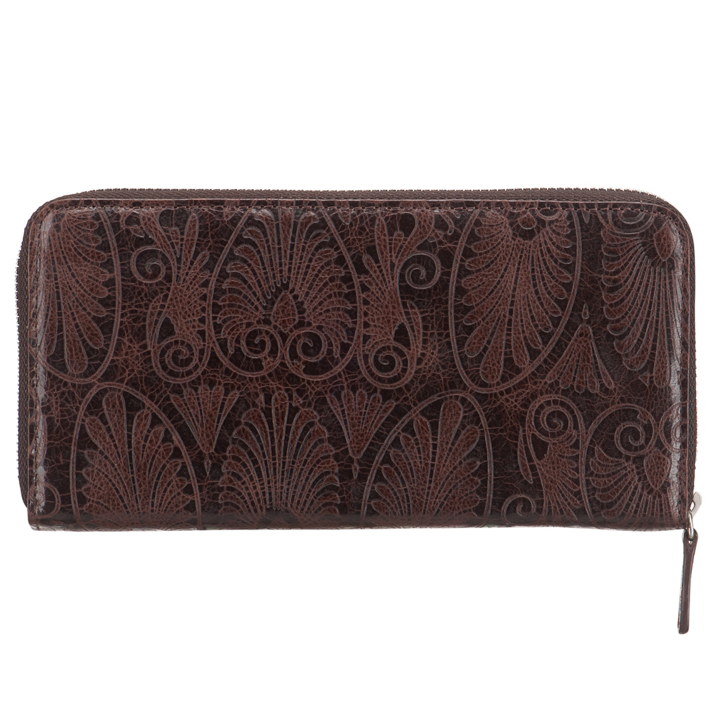 Портмоне Dr.Koffer из натуральной кожи коричневое