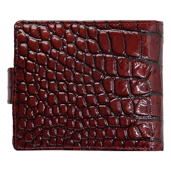 Красное портмоне "Крокодиловая кожа" Dr.Koffer X510117-24-03