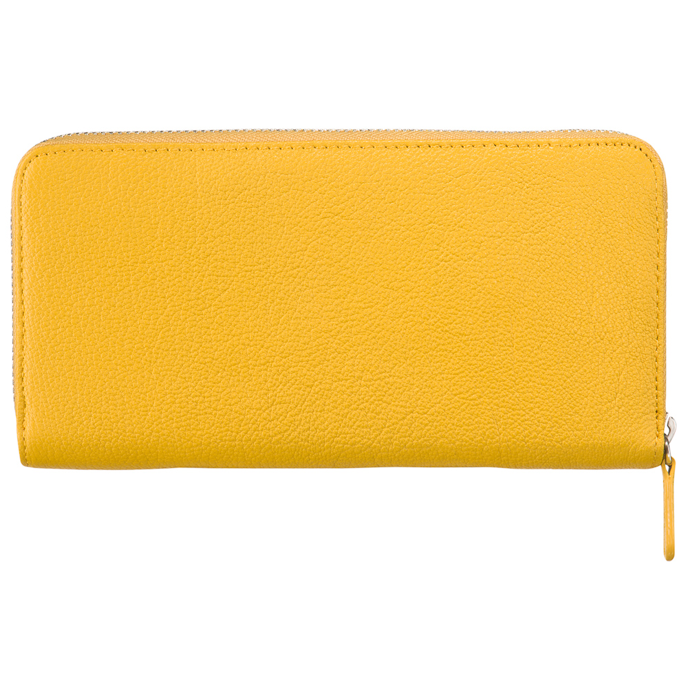 Портмоне Dr.Koffer из натуральной кожи желтое
