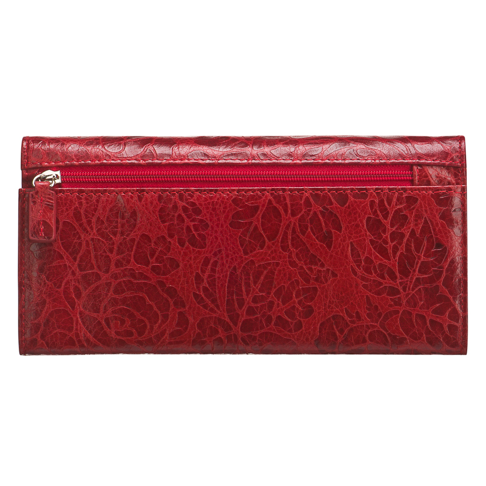 Портмоне Dr.Koffer из натуральной кожи красное