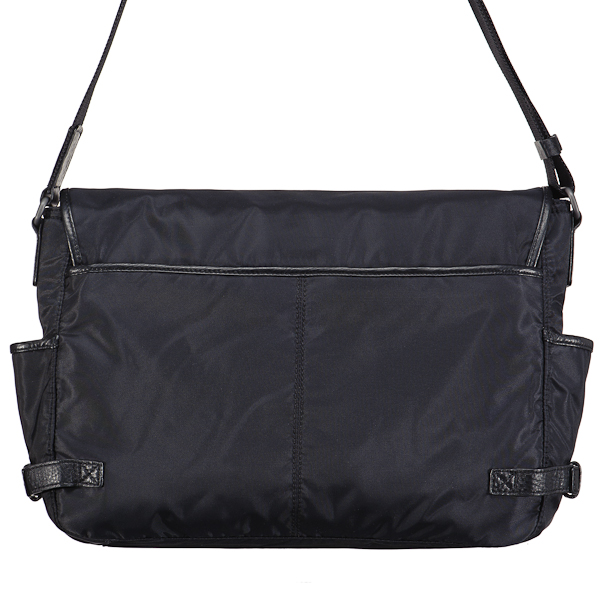 Сумка через плечо Dr.Koffer из нейлона и натуральной кожи