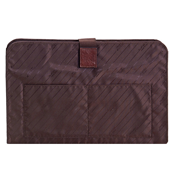 Прямоугольная деловая сумка с большим накладным карманом Dr.Koffer B482510-02-09