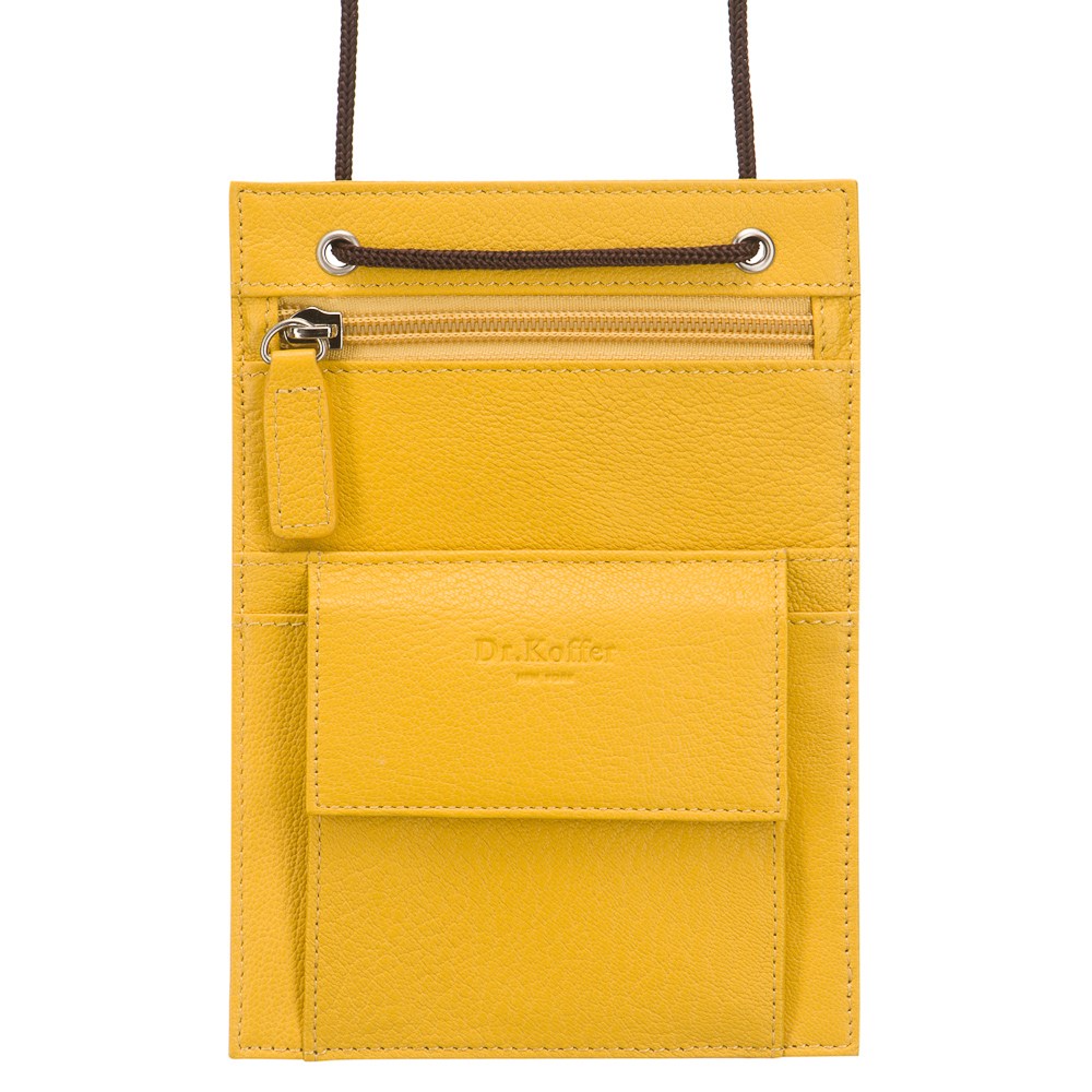 Нагрудный кошелек дорожный Dr.Koffer из натуральной кожи