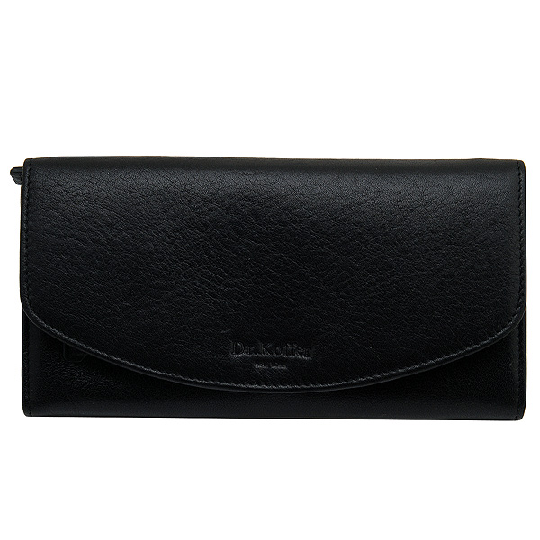 Кошелек Dr.Koffer из натуральной кожи черный