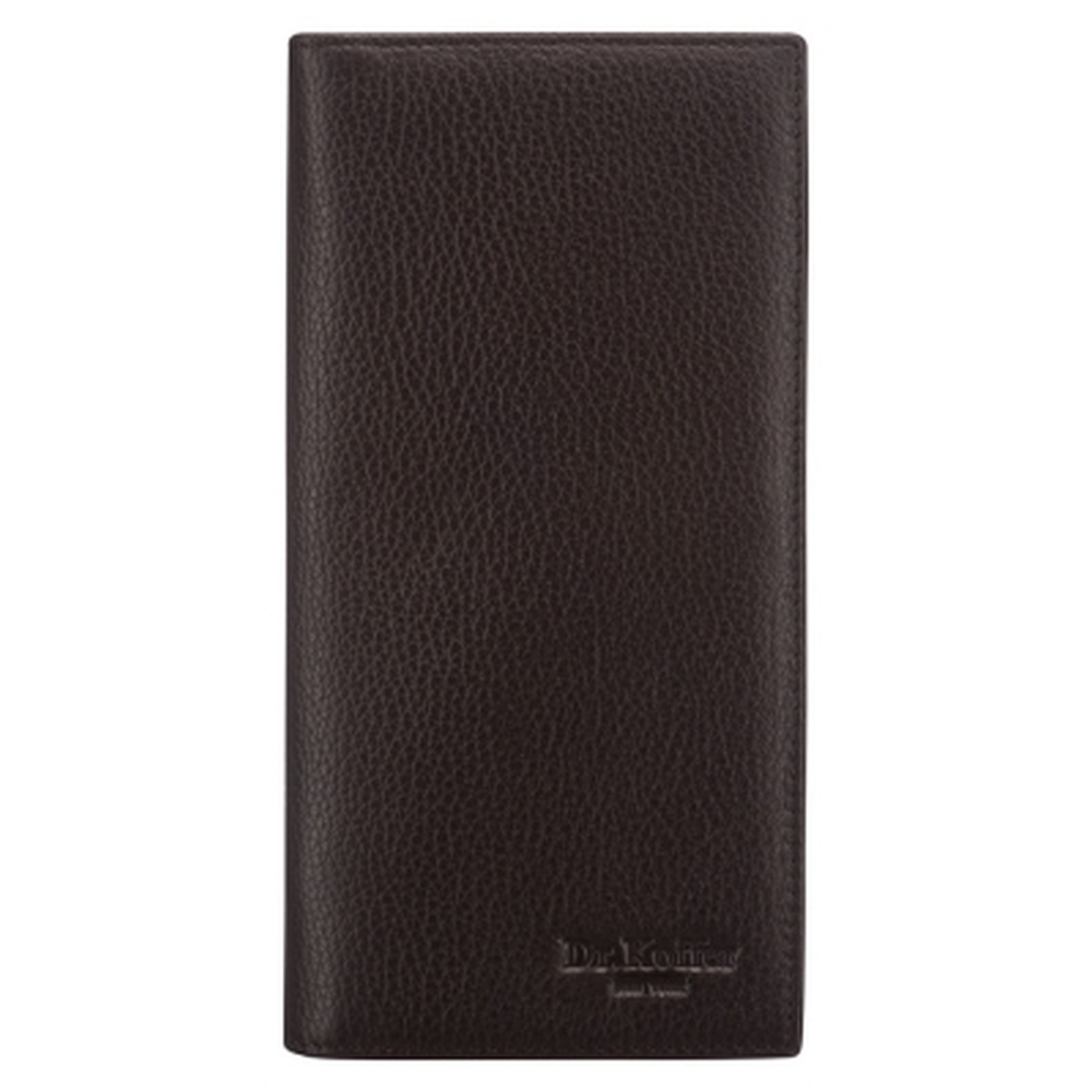 Портмоне Dr.Koffer из натуральной кожи коричневое