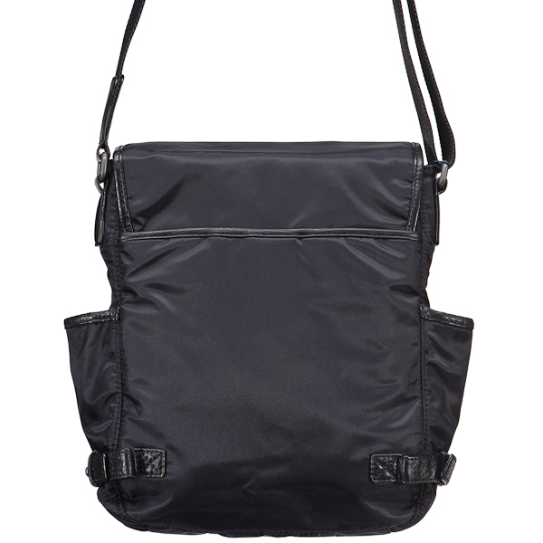 Сумка через плечо Dr.Koffer из натуральной кожи черная