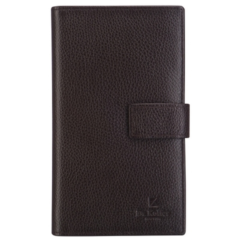 Портмоне Dr.Koffer из натуральной кожи коричневое