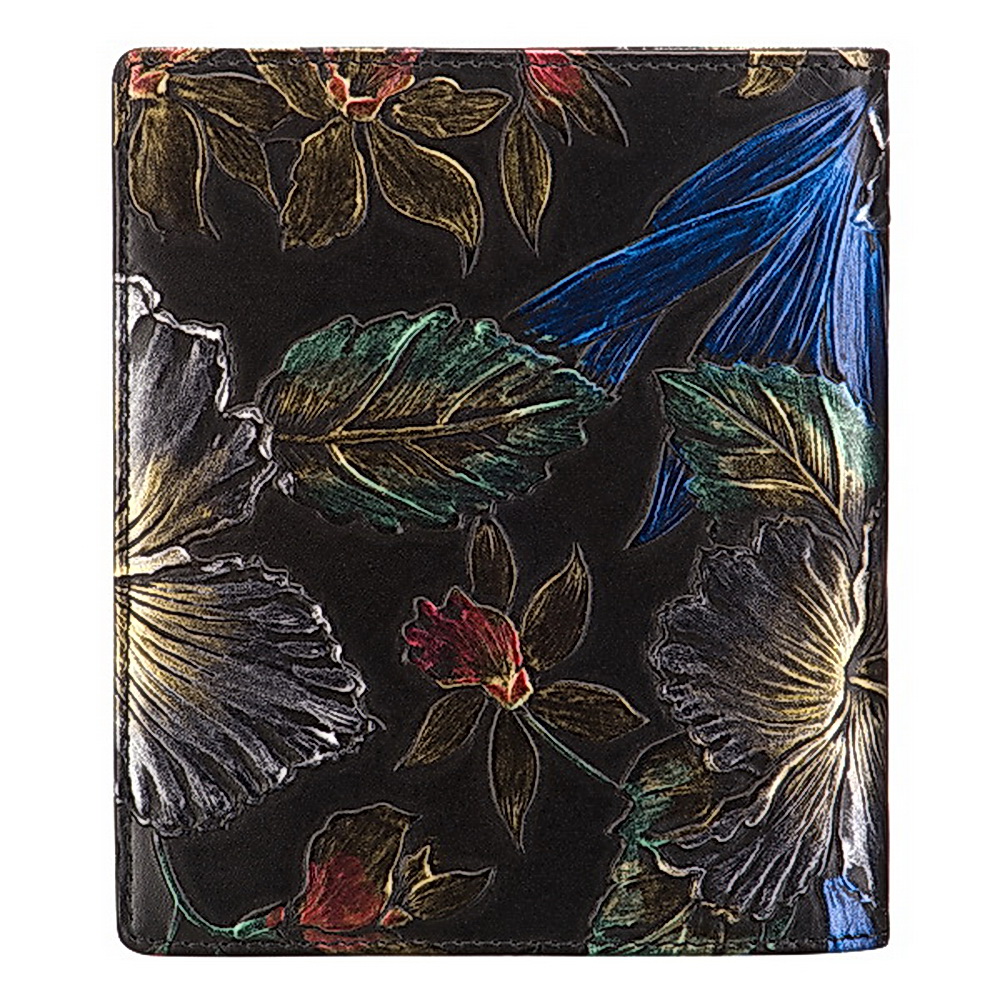 Визитница Dr.Koffer из натуральной кожи черная