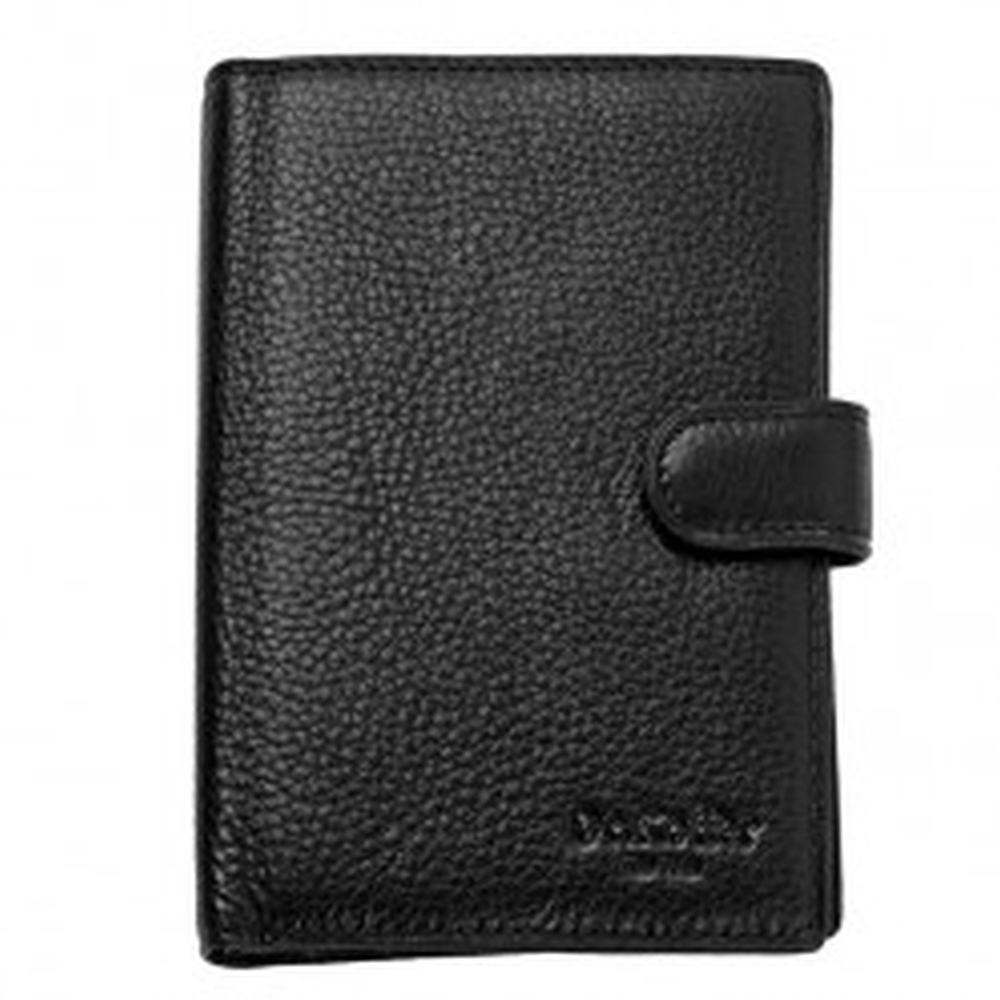 Портмоне Dr.Koffer из натуральной кожи черное