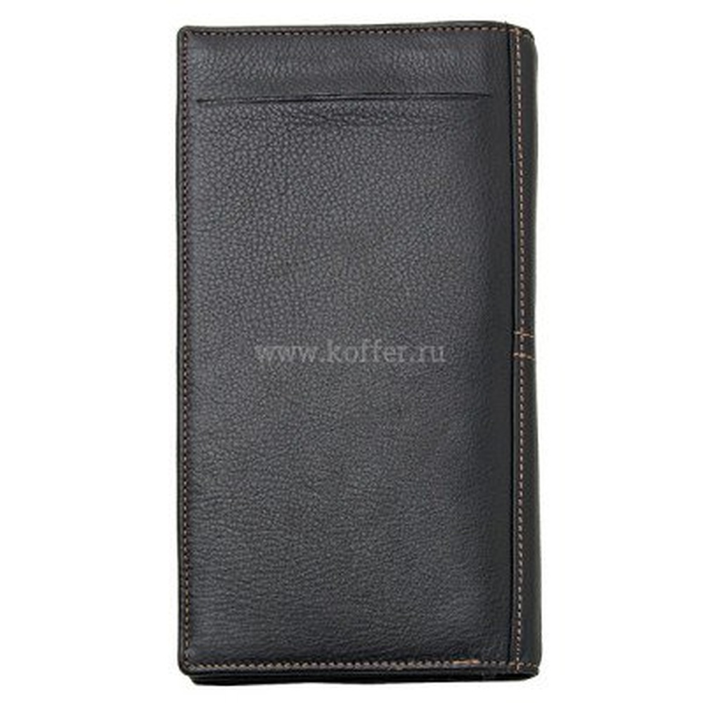 Портмоне Dr.Koffer из натуральной кожи черное