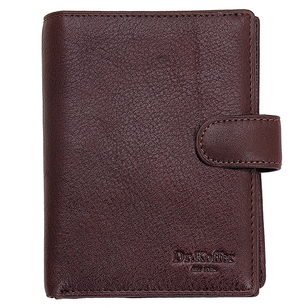 Обложка для паспорта/автодок из натуральной кожи Dr. Koffer