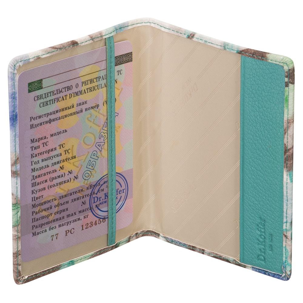 Обложка для паспорта из натуральной кожи Dr. Koffer