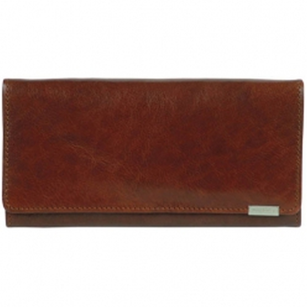 Кошелек Dr.Koffer из натуральной кожи светло-коричневый